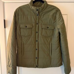O’Neill “Shifting Tides” Quilted Jacket – Olive Green | Size Large